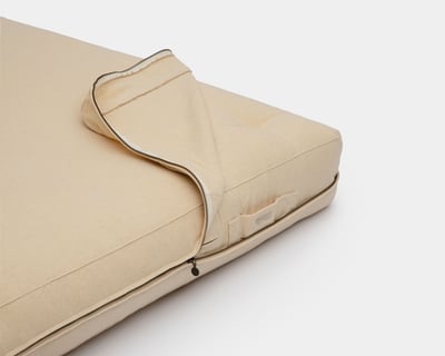 wool cover for mattresses and cushions with zipper