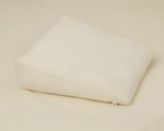 wool wedge pillow with merino pillowcase