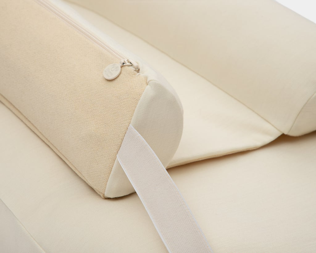 acid reflux-uldpude med sideskinne-detalje