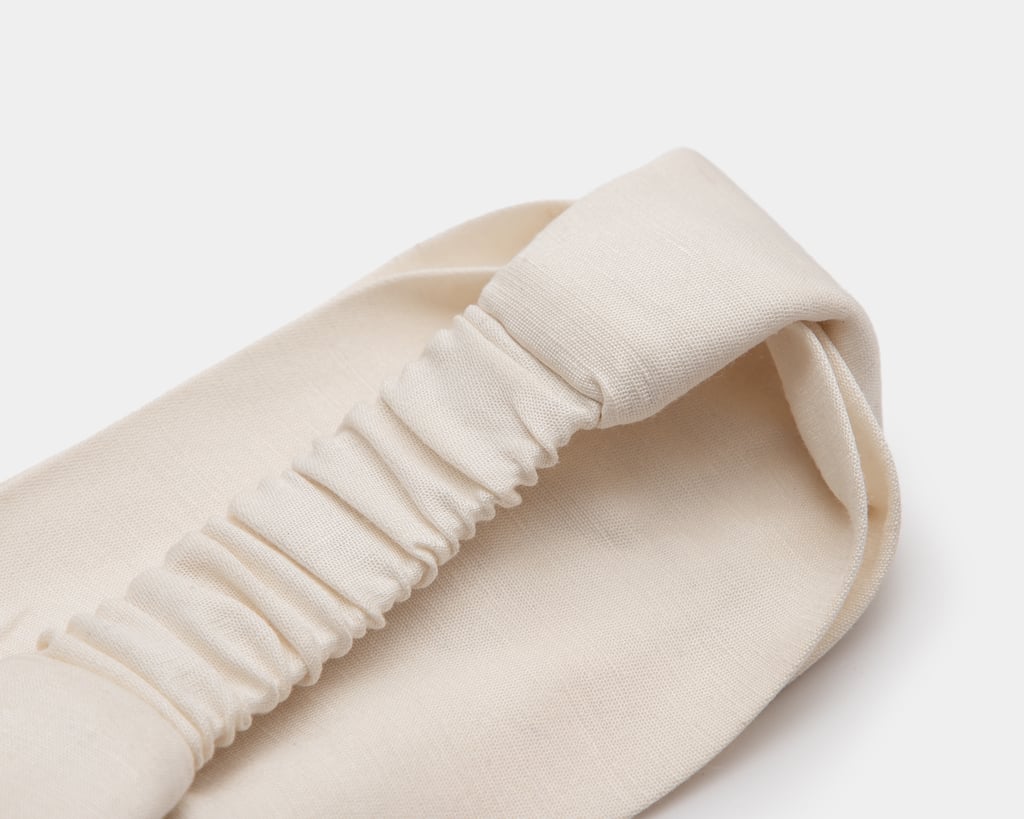100% silk hair band detail
