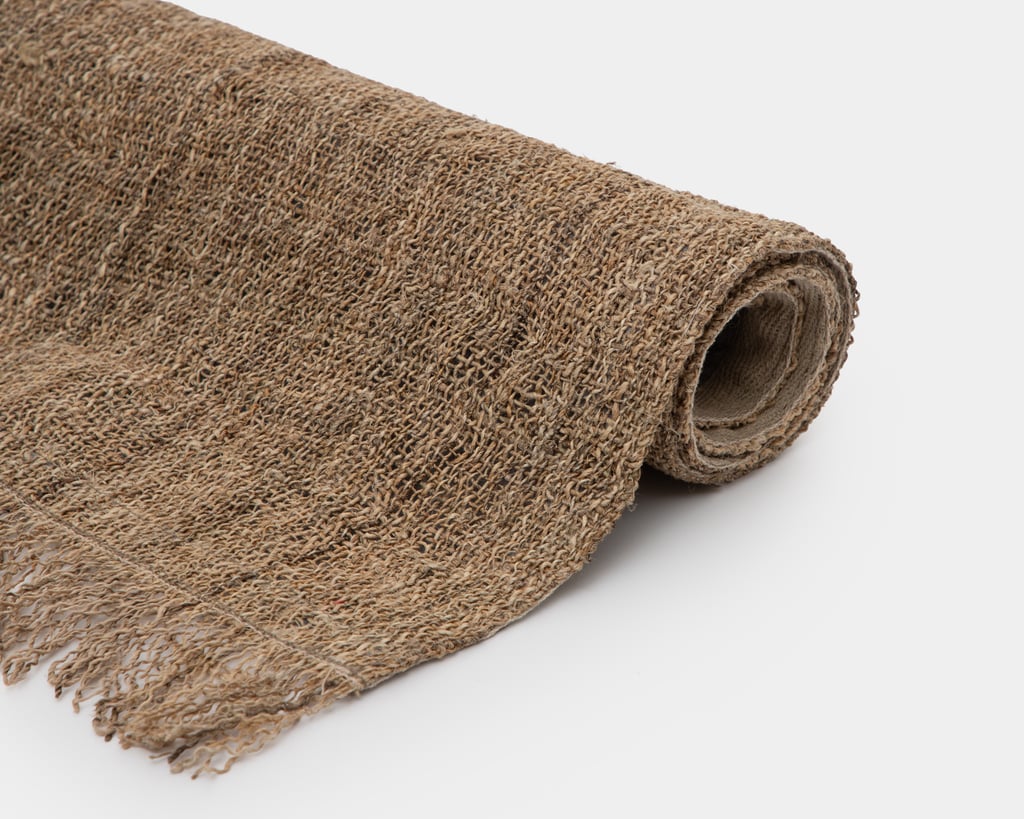 hemp rug close up