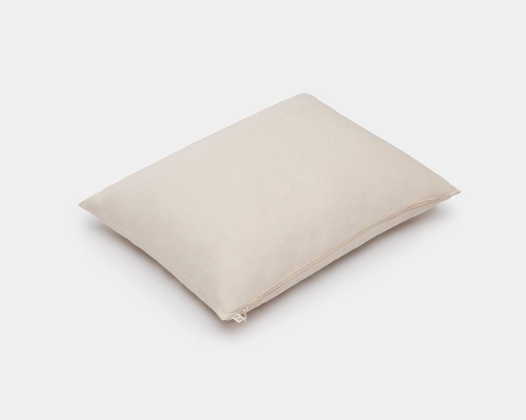 wool pillow in 100% organic cotton fabric