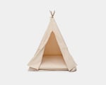 organic teepee tent home of wool with window