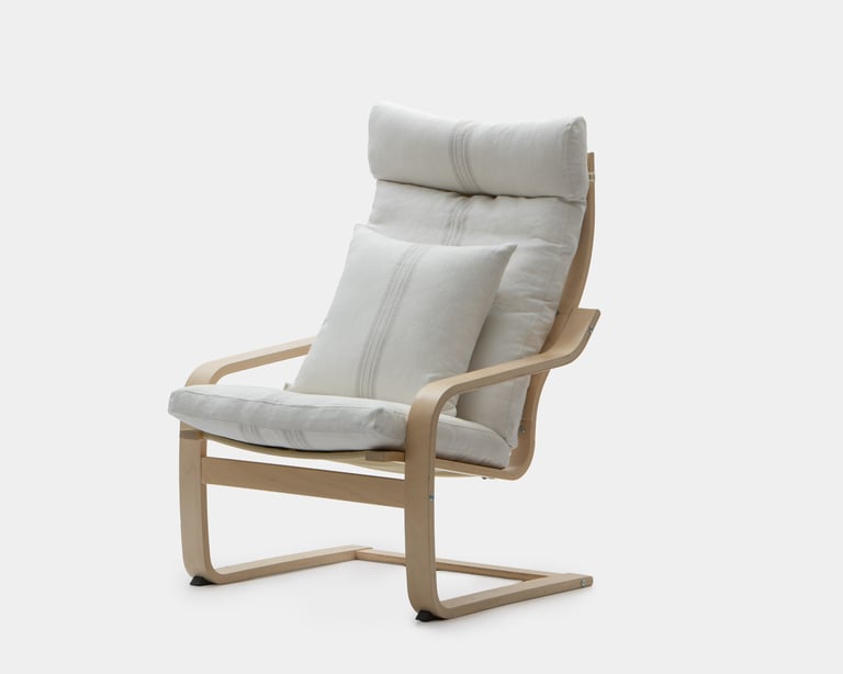 rocking chair cushion with removable cover for ikea poang