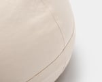 large wool bean bag detail