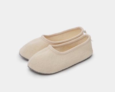 wool ballerina slippers