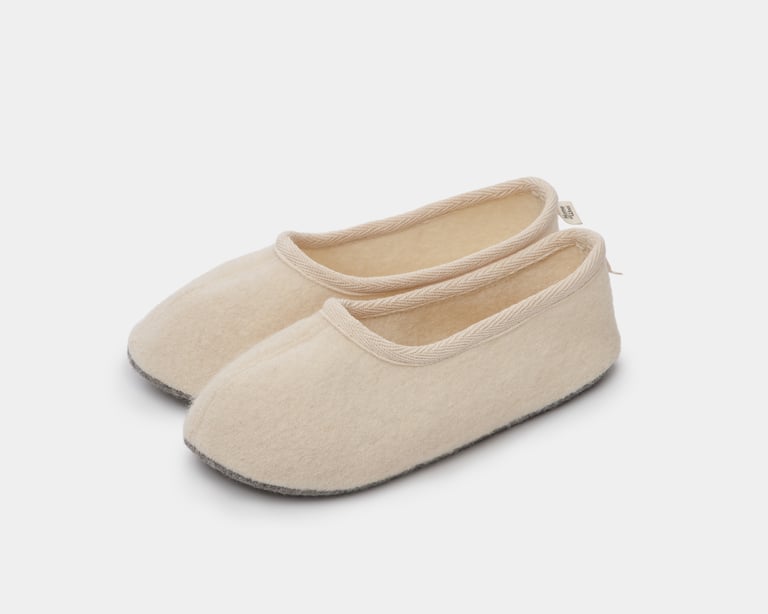 wool ballerina slippers