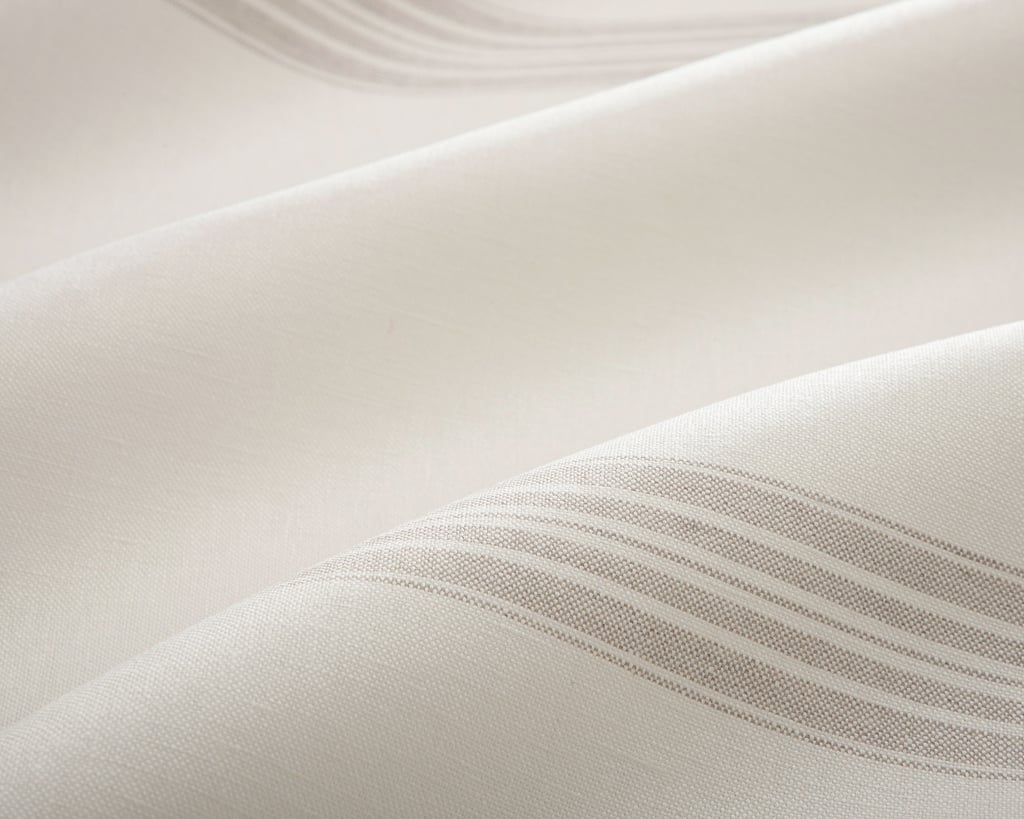 grey stiped linen fabric