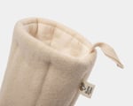 Wool oven mitts