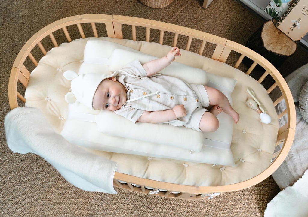 acid reflux wool pillow for babies in crib