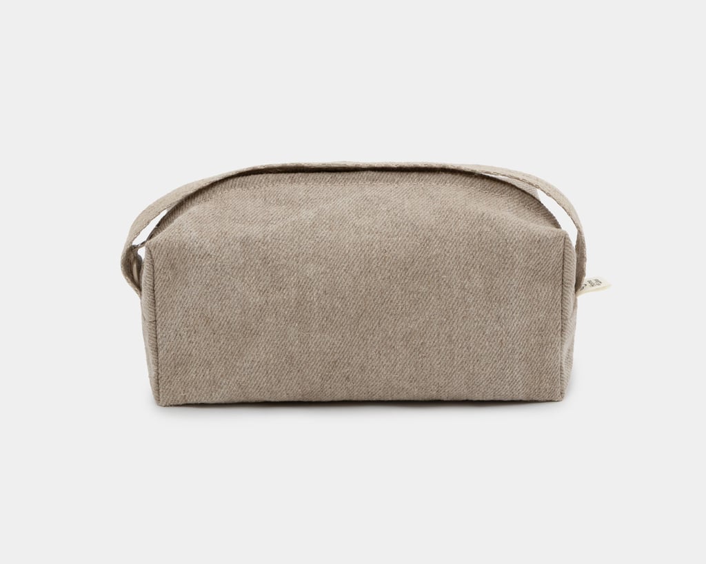 linen travel pouch