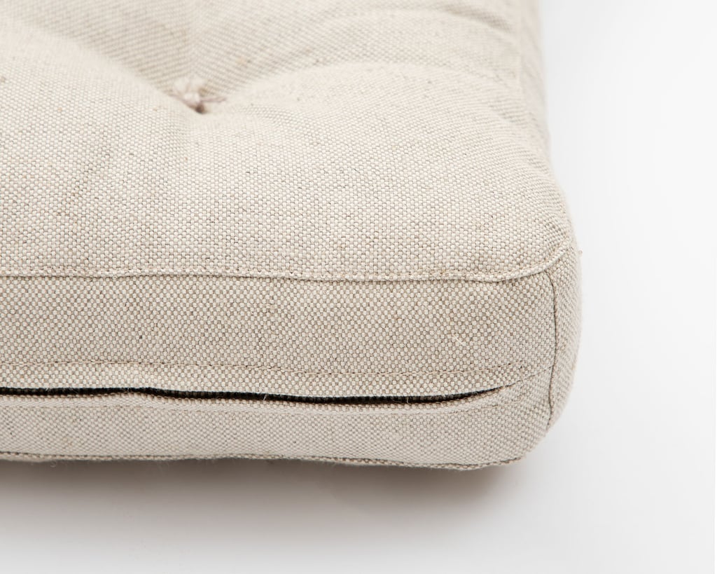 matelas zéro déchet à fermetures éclair et touffes