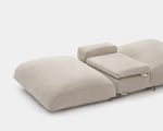 side and back wool sleeping pillow with extensions for the neck