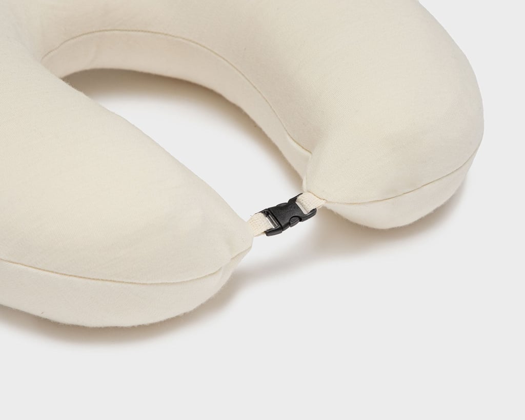 home of wool neck pillow with buckle join