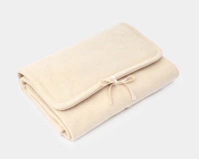 matelas à langer portable en laine, plié