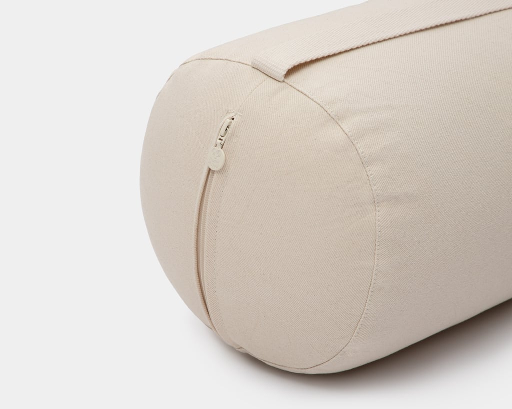 yoga bolster with 100% Organic Cotton Fabric cover