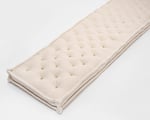 wool tufted seat cushion in 100% virgin wool