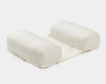 home of wool back sleeper pillow with silk pillowcase