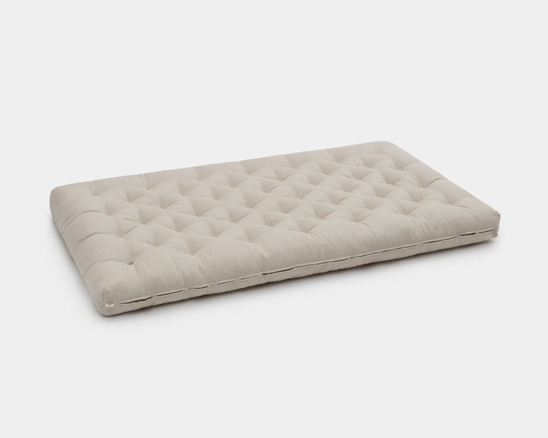 Colchón de lana para cunas de bebés y niños